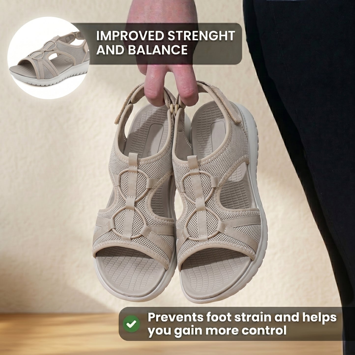 Classic Orthopedic Sandals with Timeless Style