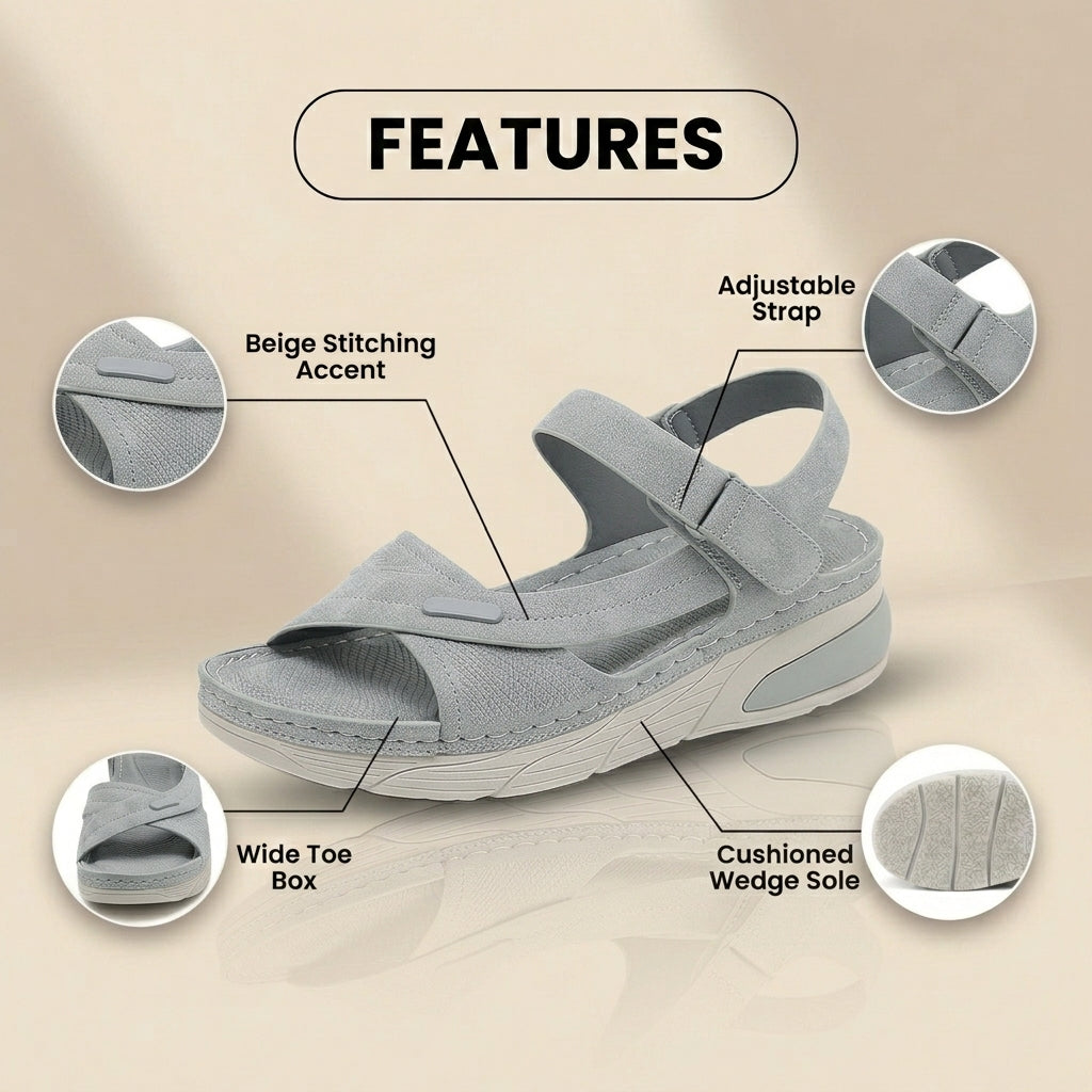 Vintage Inspired Orthopedic Sandals