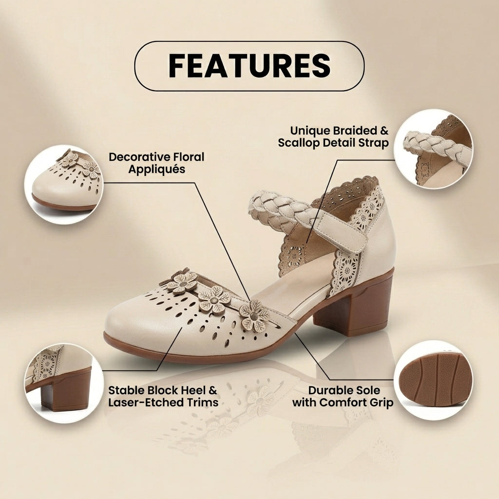 Chic Orthopedic Heels with Unique Design