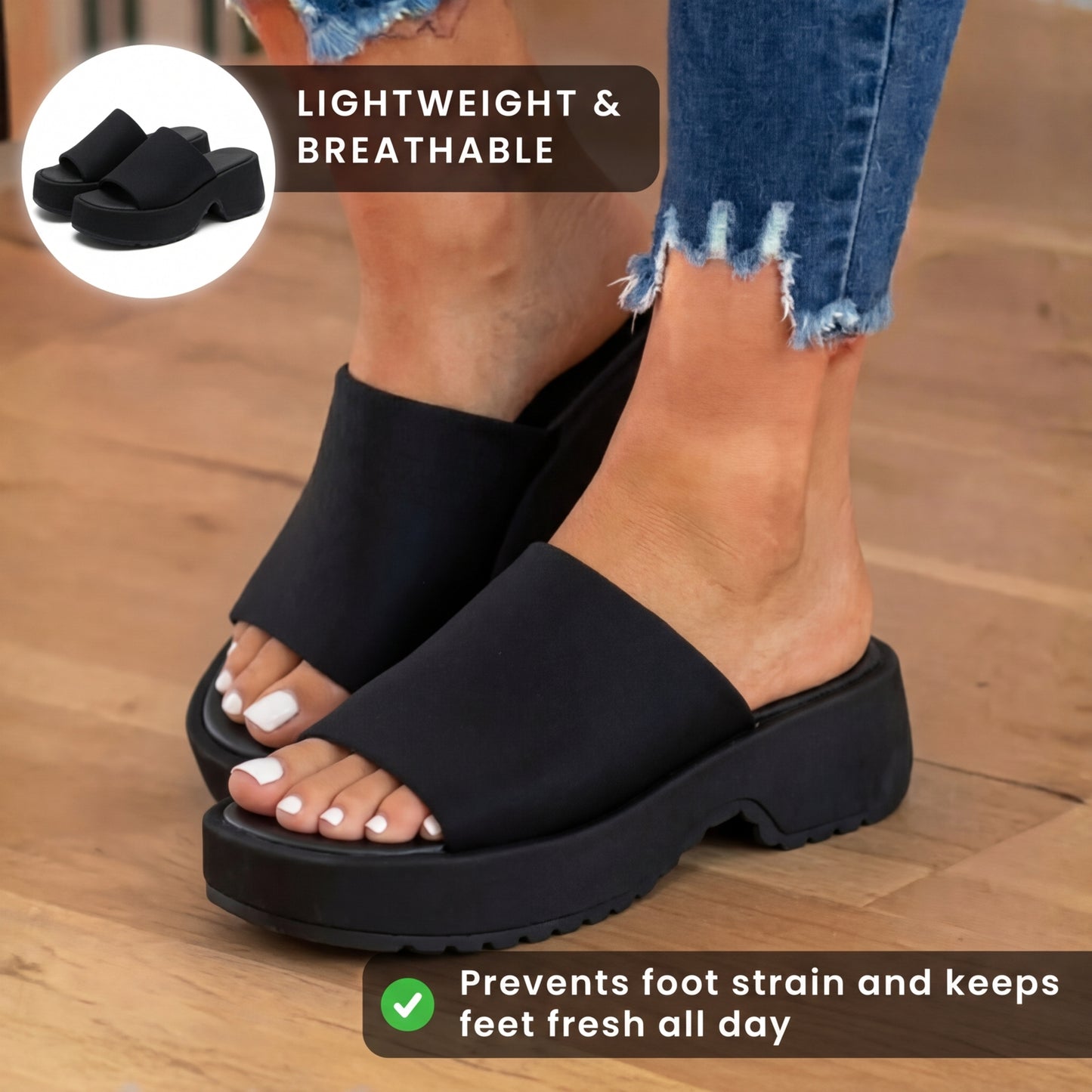 Graceful Orthopedic Slippers for Modern Look