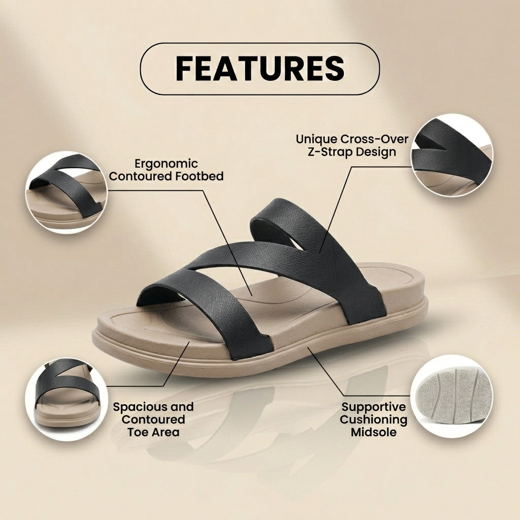 Classic Orthopedic Slippers with Timeless Style