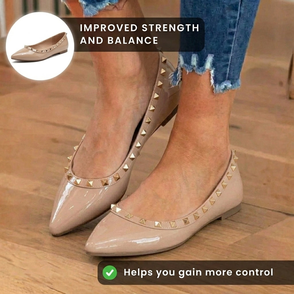 Graceful Orthopedic Flats for Modern Look
