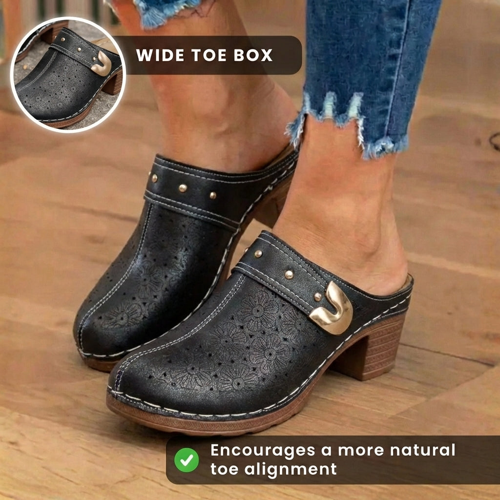 Classic Orthopedic Mules with Timeless Style