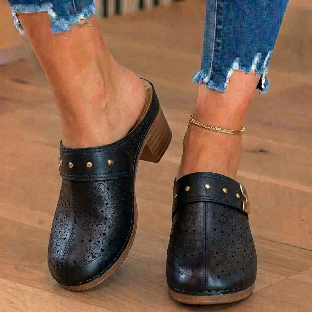 Classic Orthopedic Mules with Timeless Style
