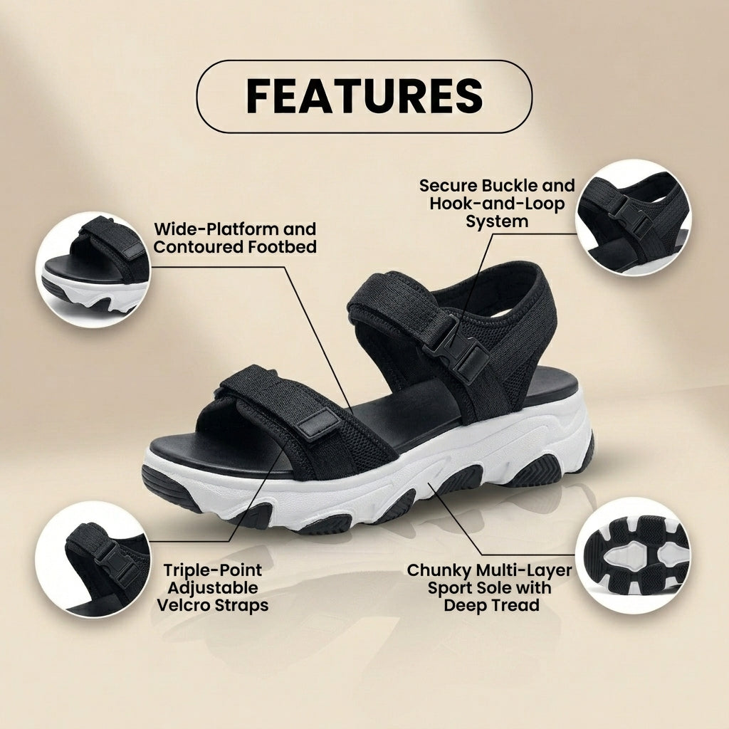 Graceful Orthopedic Sandals for Modern Look