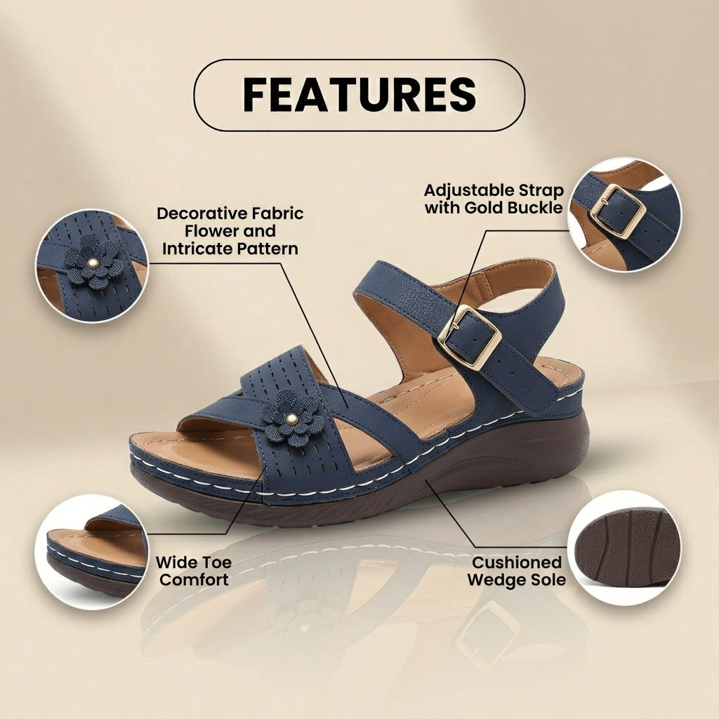 Classic Orthopedic Sandals with Timeless Style