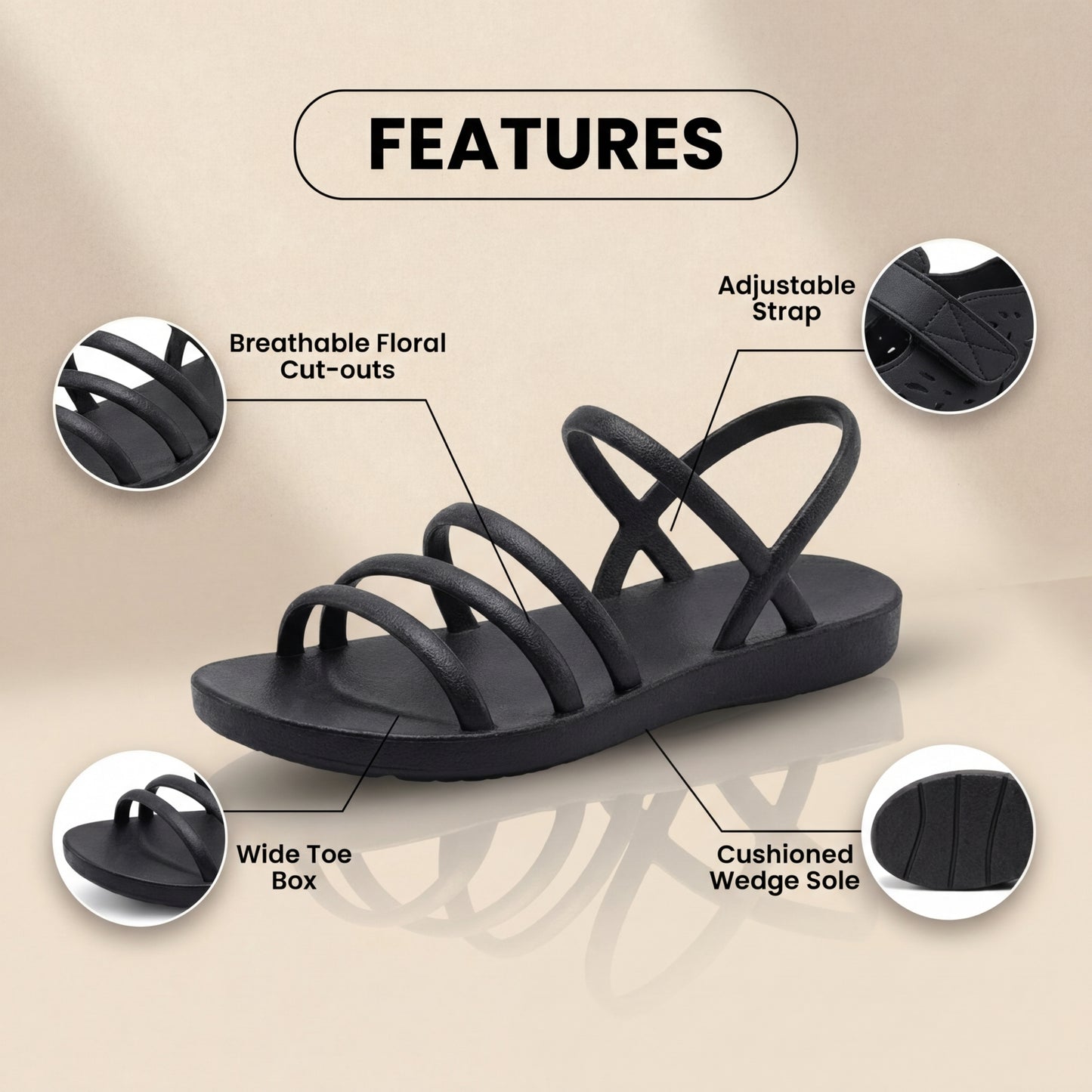Classic Orthopedic Sandals with Timeless Style