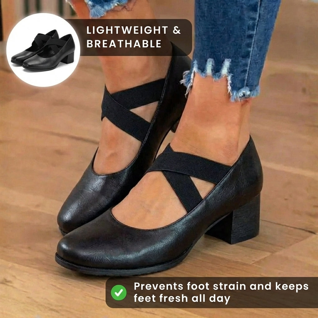 Classic Orthopedic Flats with Timeless Style