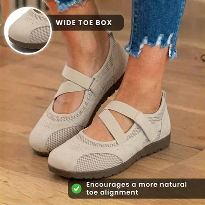 Graceful Orthopedic Flats for Modern Look
