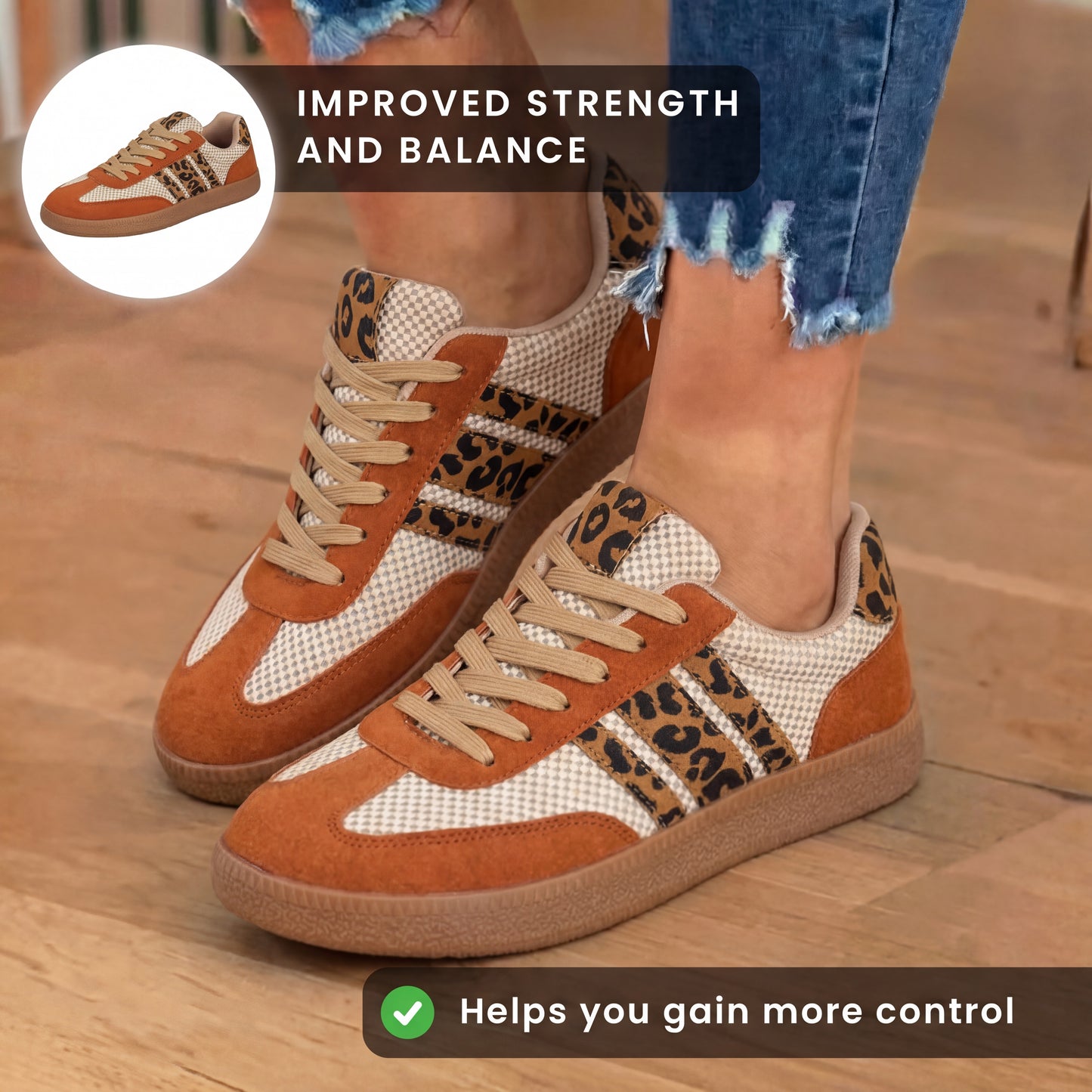 Sleek and Supportive Orthopedic Sneakers