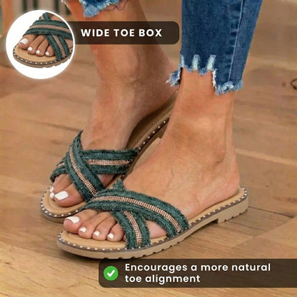 Vintage Inspired Orthopedic Slippers