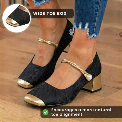 Classic Orthopedic Heels with Timeless Style