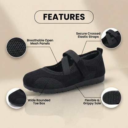 Graceful Orthopedic Flats for Modern Look