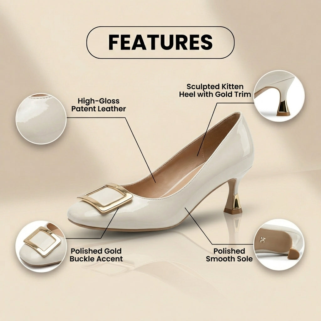 Classic Orthopedic Heels with Timeless Style