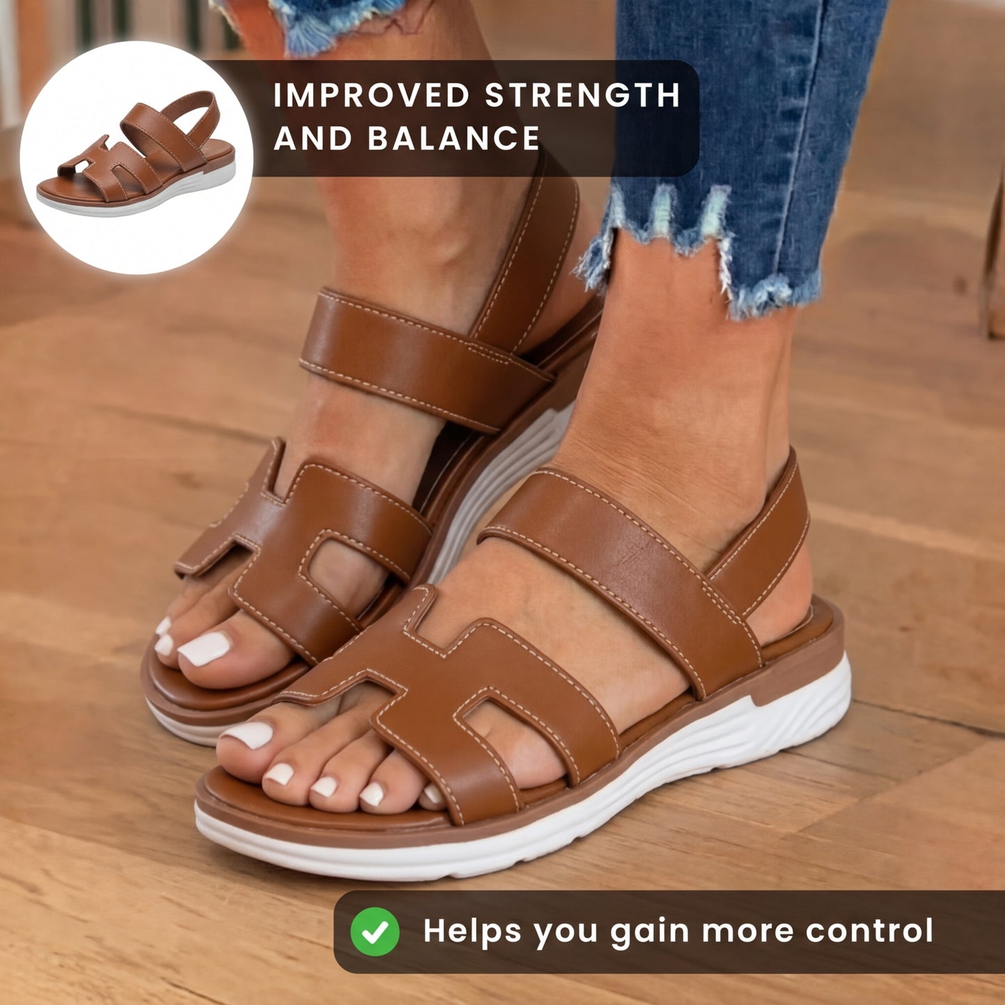 Vintage Inspired Orthopedic Sandals