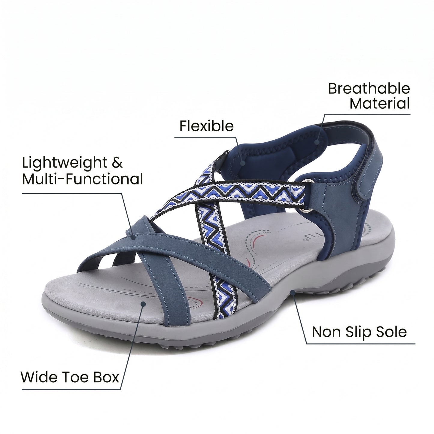 Beautifully Crafted Orthopedic Flats