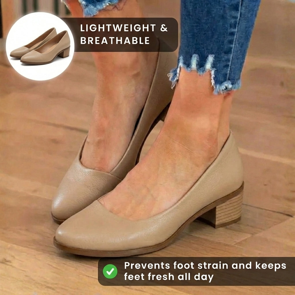 Classic Orthopedic Heels with Timeless Style