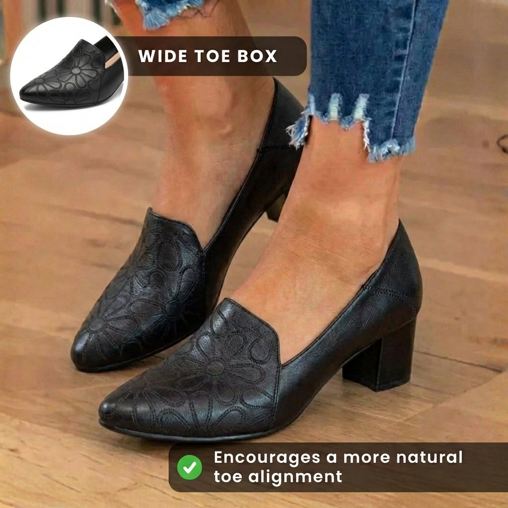 Classic Orthopedic Flats with Timeless Style
