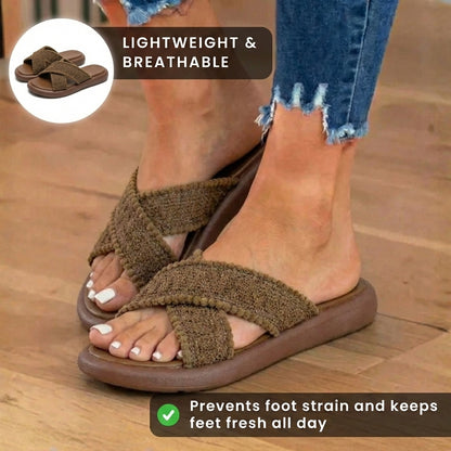 Vintage Inspired Orthopedic Slippers