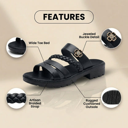 Classic Orthopedic Slippers with Timeless Style