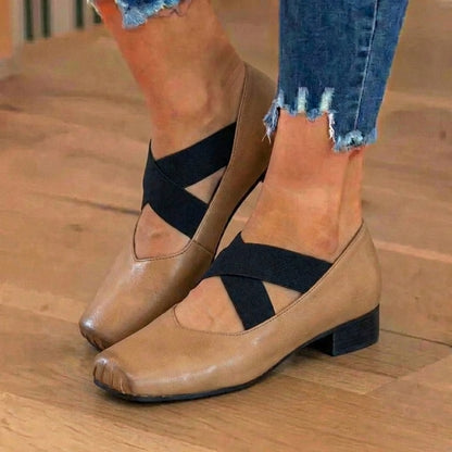 Classic Orthopedic Flats with Timeless Style