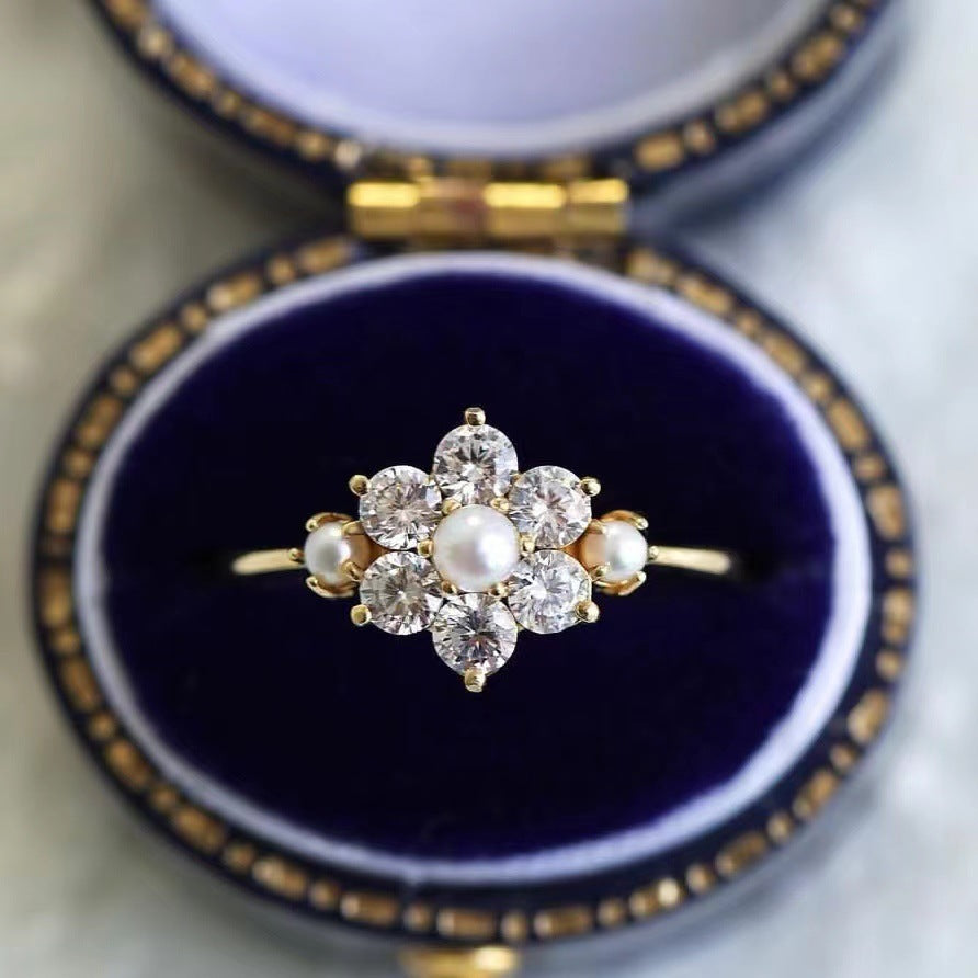 Czarujący Perłowy Pierścionek na każdą okazję