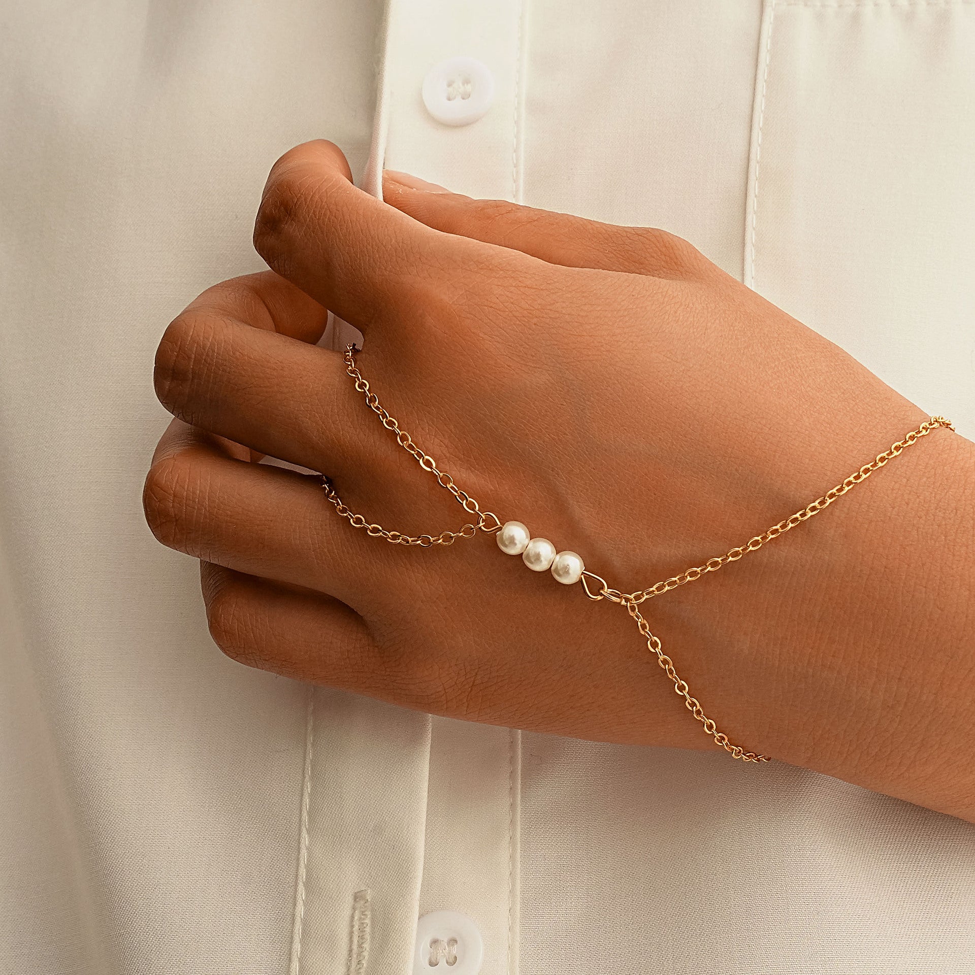 Czarujący Perłowy Bransoletka na każdą okazję