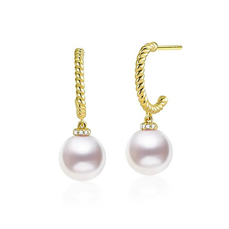 Czarujący Perłowy Kolczyk na każdą okazję