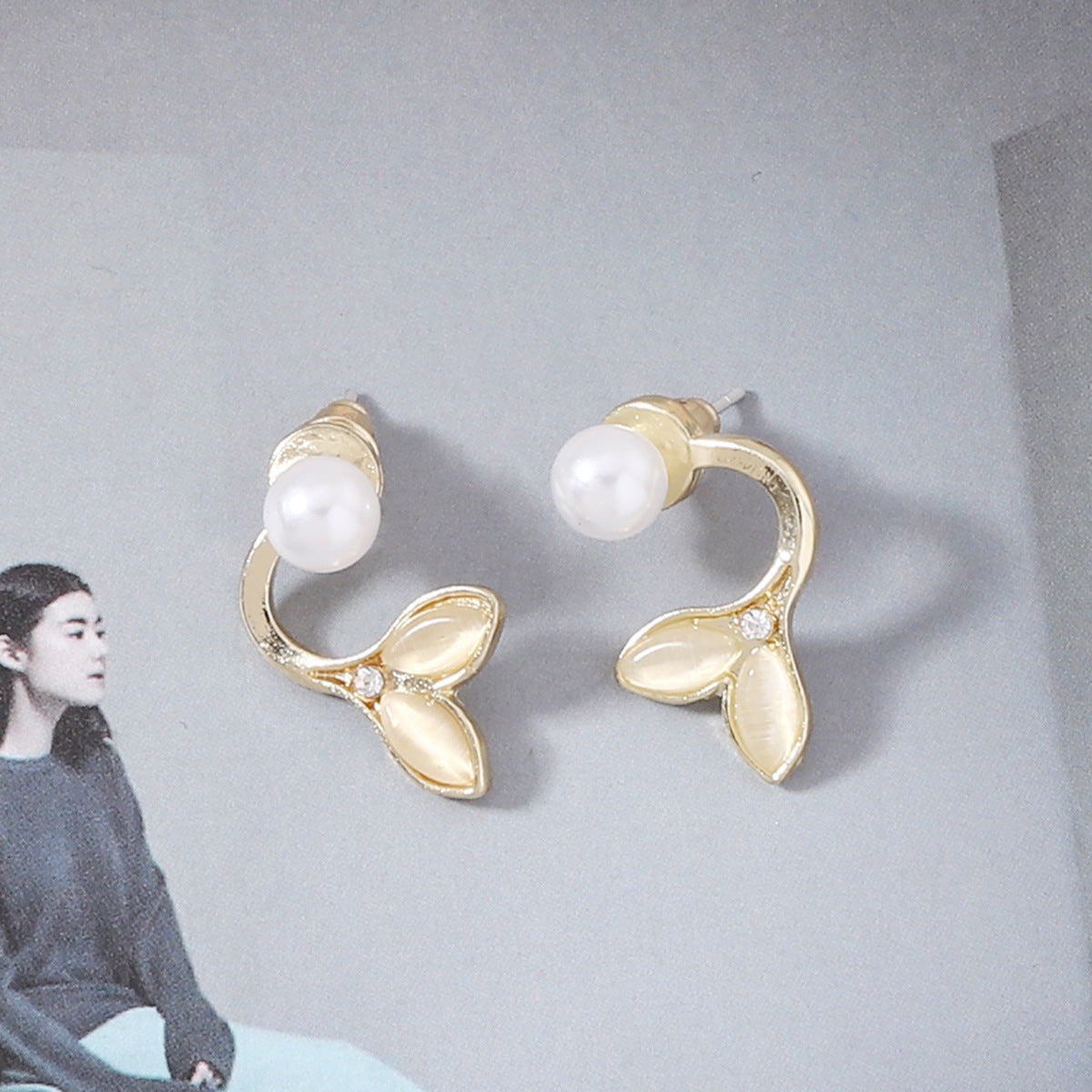 Czarujący Perłowy Kolczyk na każdą okazję