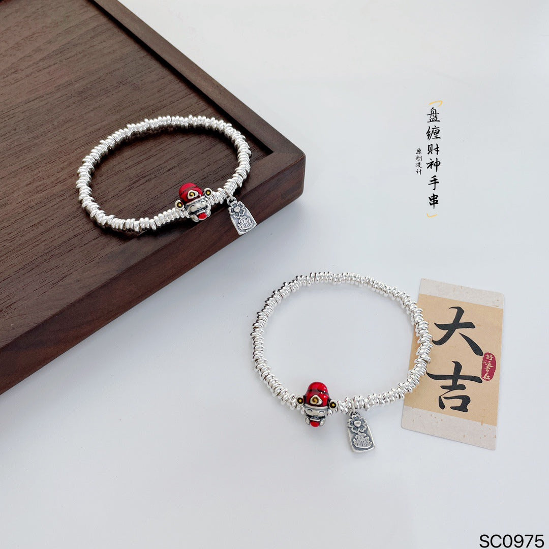 Czarujący Srebrny Bransoletka na każdą okazję