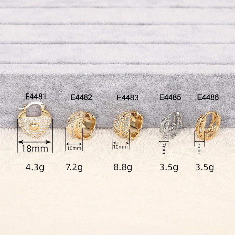 A Must-Have - Ręcznie robiony vintage Kolczyk