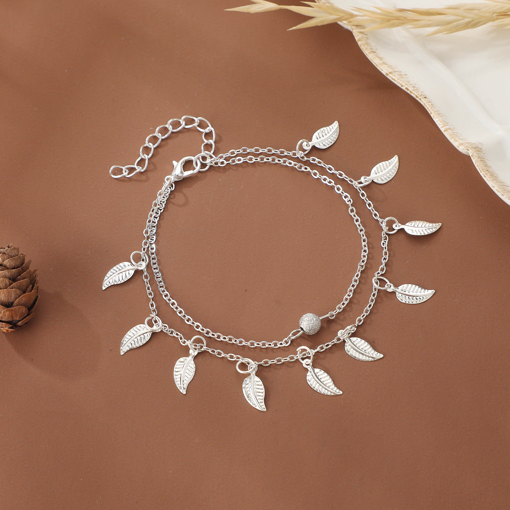 Czarujący Perłowy Bransoletka na kostkę na każdą okazję