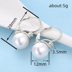 Czarujący Perłowy Kolczyk na każdą okazję