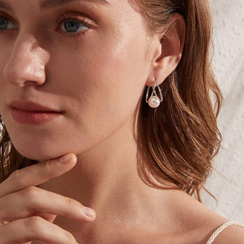 Czarujący Perłowy Kolczyk na każdą okazję