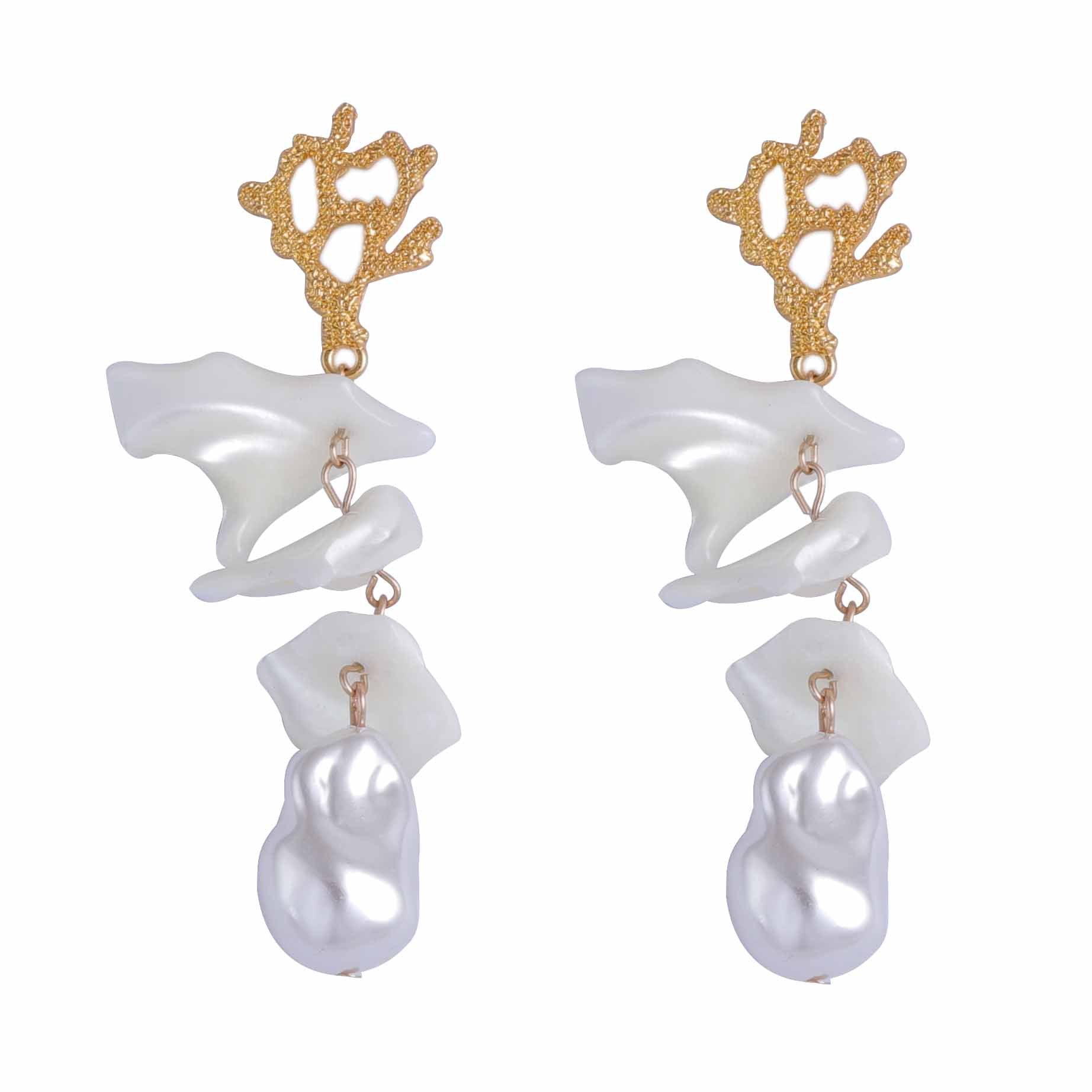 Czarujący Perłowy Kolczyk na każdą okazję