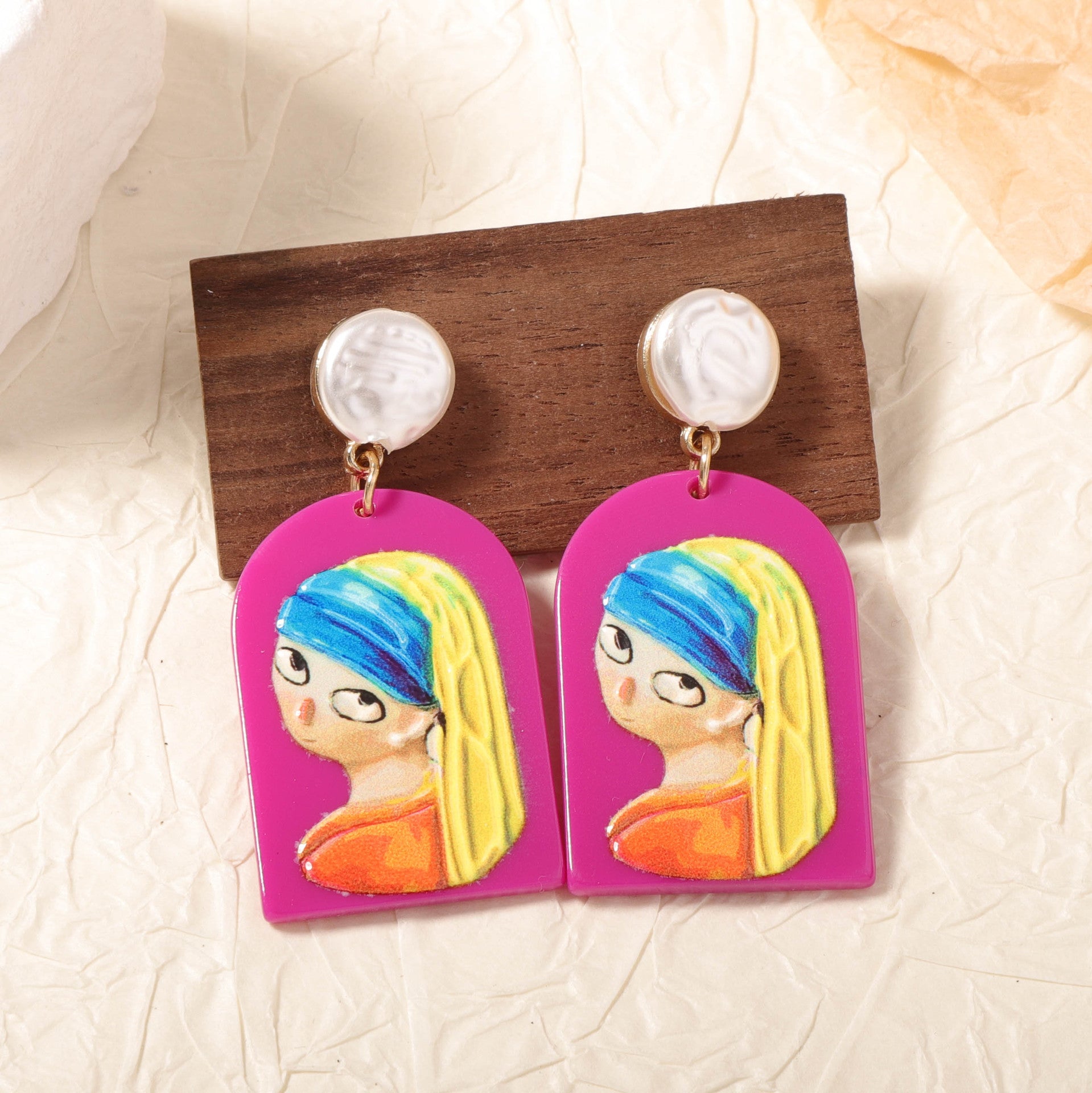 Czarujący Perłowy Kolczyk na każdą okazję