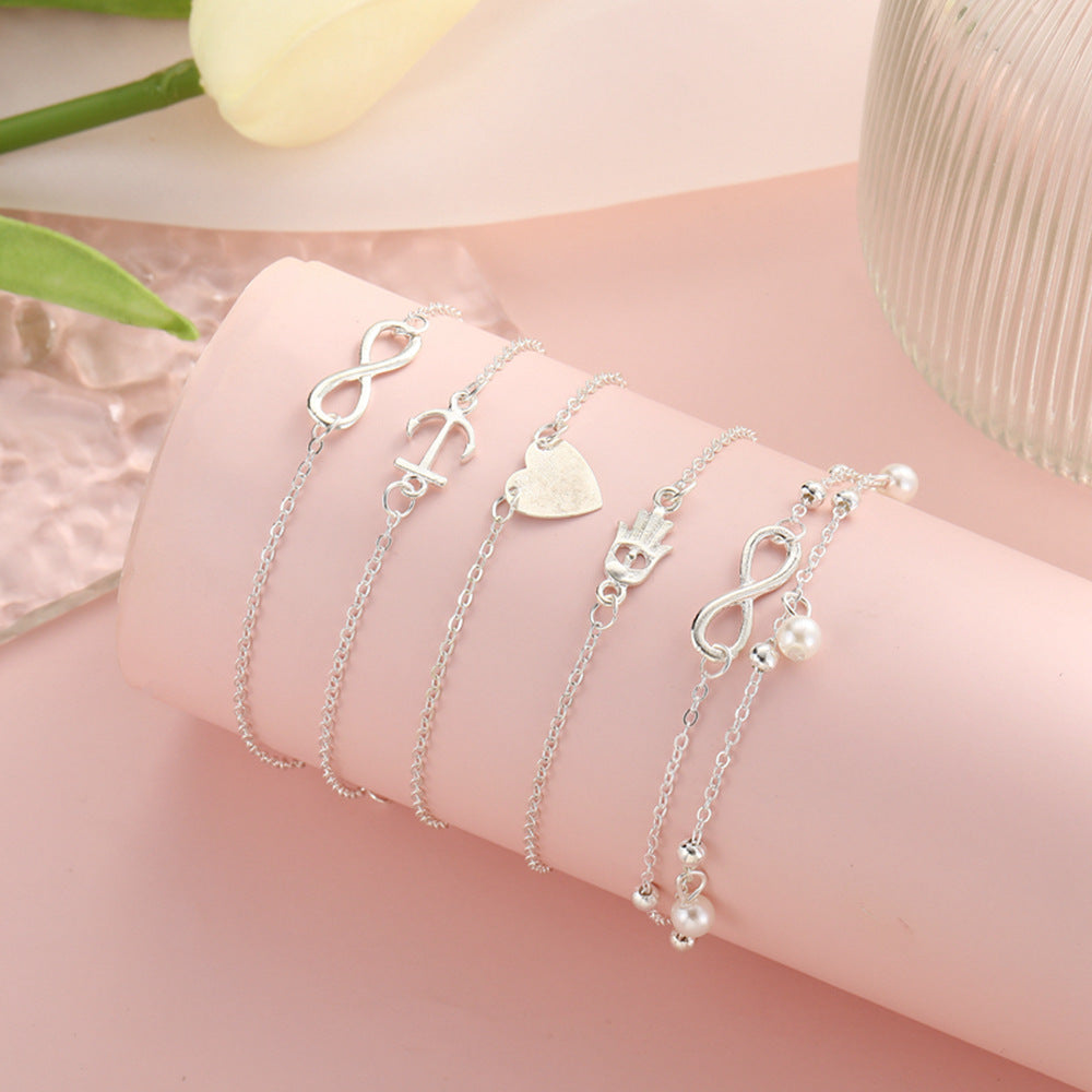 Czarujący Perłowy Bransoletka na każdą okazję