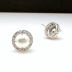 Czarujący Perłowy Kolczyk na każdą okazję