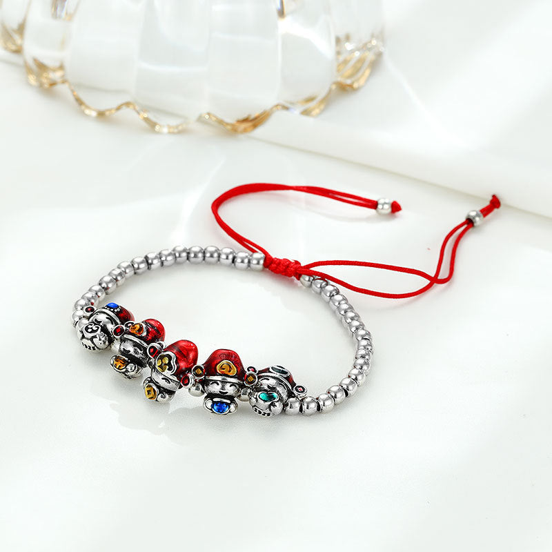 Czarujący Srebrny Bransoletka na każdą okazję