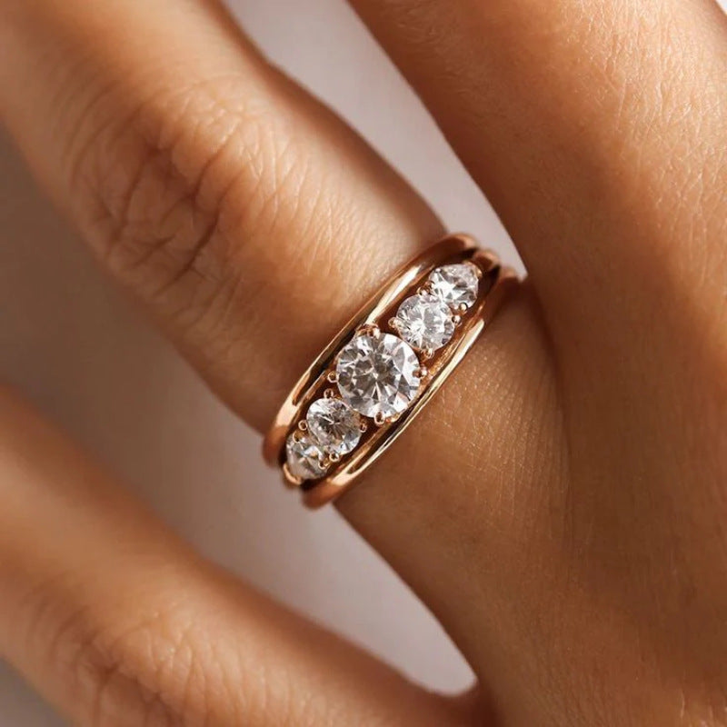 Ręcznie robiony vintage Pierścionek