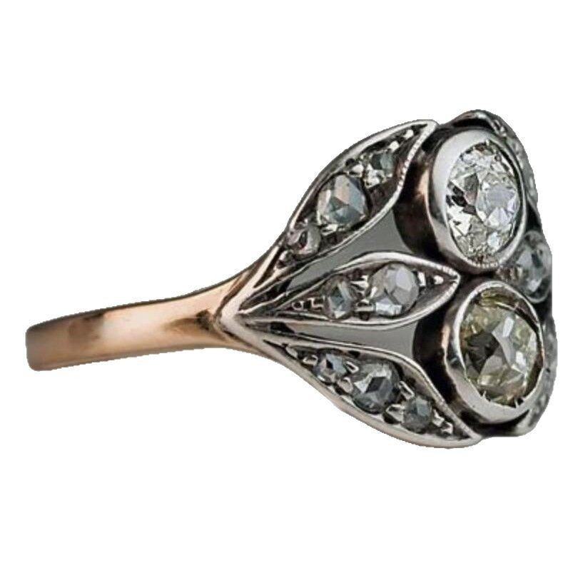 Delikatny rzemieślniczy Pierścionek