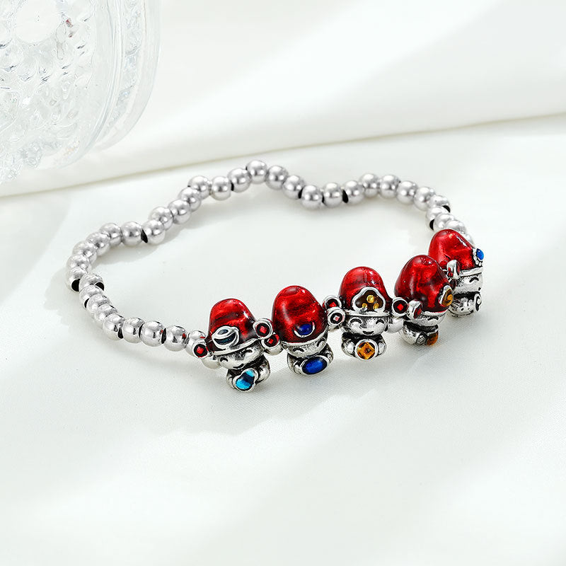 Czarujący Srebrny Bransoletka na każdą okazję