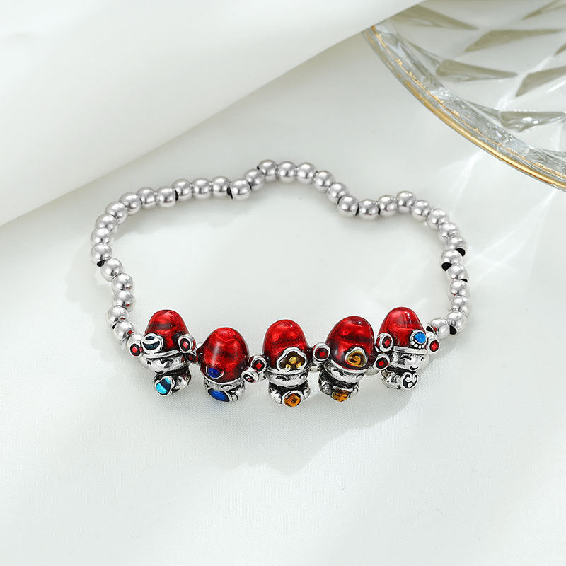 Czarujący Srebrny Bransoletka na każdą okazję