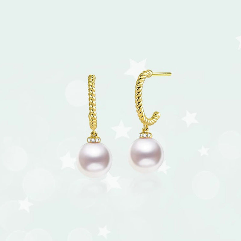 Czarujący Perłowy Kolczyk na każdą okazję