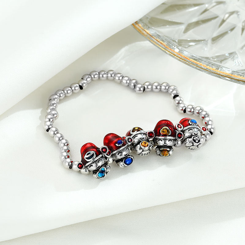 Czarujący Srebrny Bransoletka na każdą okazję