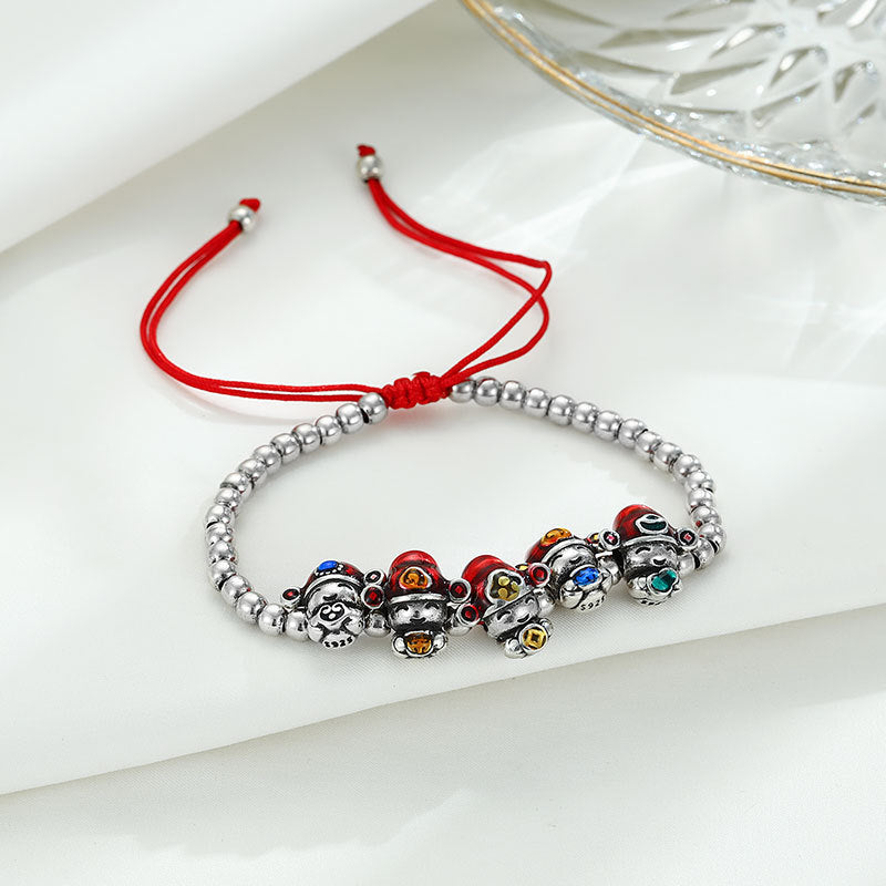 Czarujący Srebrny Bransoletka na każdą okazję