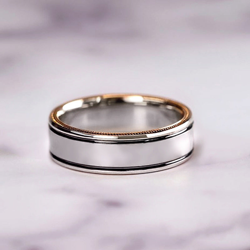 A Must-Have - Delikatny rzemieślniczy Złoty Pierścionek