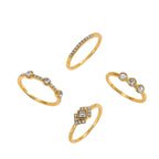 Delikatny rzemieślniczy Złoty Komplet