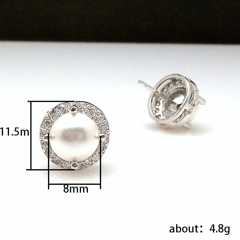 Czarujący Perłowy Kolczyk na każdą okazję