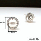 Czarujący Perłowy Kolczyk na każdą okazję